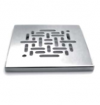 Grelha de ralo de fundo design inox 316